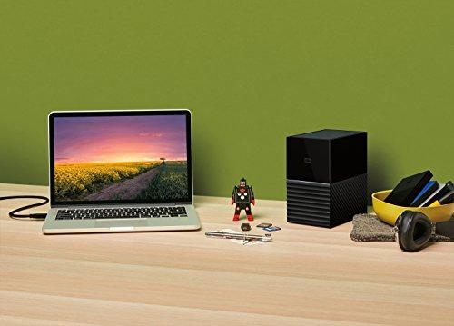 Kietasis diskas „Western Digital My Book Duo“ 16 TB RAID saugykla su dviem diskais, RAID 0/1, JB0D, USB3.1, RTL