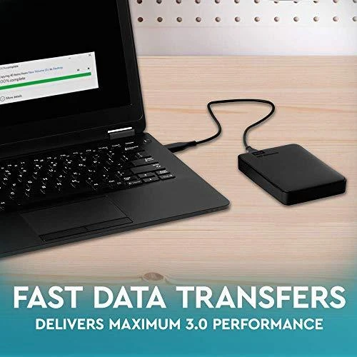 Išorinis kietasis diskas Western Digital Elements HDD 1TB USB3, Juodas