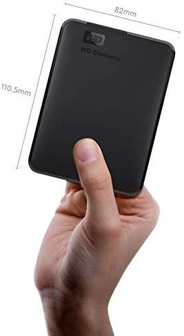 Išorinis kietasis diskas Western Digital Elements HDD 1TB USB3, Juodas