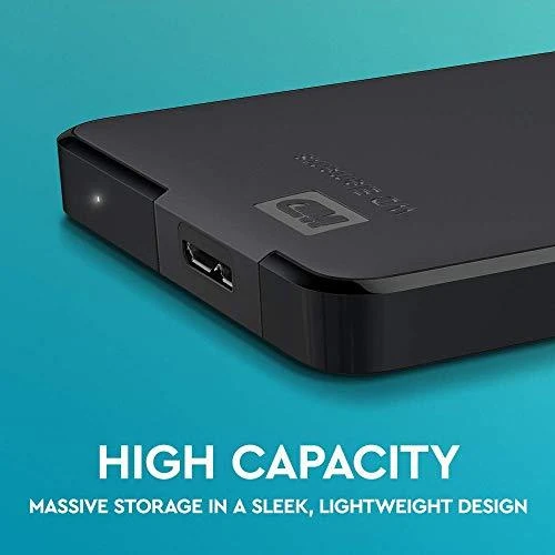 Western Digital Išorinis kietasis diskas Western Digital Elements Išorinis kietasis diskas HDD 4TB USB3 WDBU6Y0040BBK-WESN Juodas