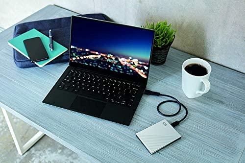 Kietasis diskas 2,5 Western Digital „My Passport Ultra Mac“ 4 TB su integruotu USB-C/USB3.0 HDD 6,4 cm 2,5 colio metalinės apdailos RTL nešiojamas išorinis diskas