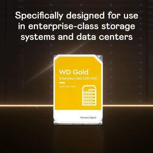 „Sandisk WD Gold“ 16 TB kietasis diskas, 7200 aps./min., 6 Gb/s, sATA, 512 MB talpykla, 3,5 colio vidinė atmintis, atitinkanti RoHS reikalavimus, didelių gabaritų įmonėms.