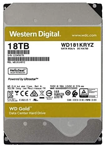 Western Digital Gold 3.5" 18TB