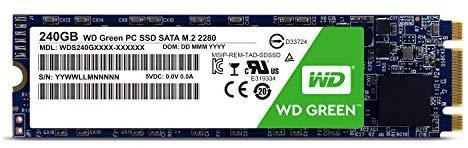 Sandisk SMD WD Žalias 240GB M.2 2280 SATA III (WD S240G1G0B)