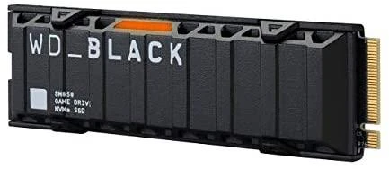 Western Digital WD Juodas 4TB SN850X NVMe SSD diskas, itin greitas, PCIe Gen4 x4, M.2, vidinis, su „SANDISK“ procesoriumi
