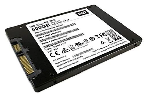 SanDisk WD Mėlyna 500GB SATA3 SSD diskas