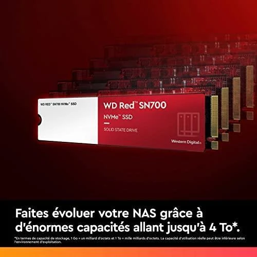 Sandisk QNAP SSD | Raudona SN700 | 2000 GB | SSD form factor M.2 2280 | Solid-state drive sąsaja PCIe NVMe Gen3