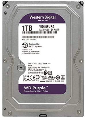 Western Digital | Violetinė | WD10PURZ | 5400 RPM | 1000 GB