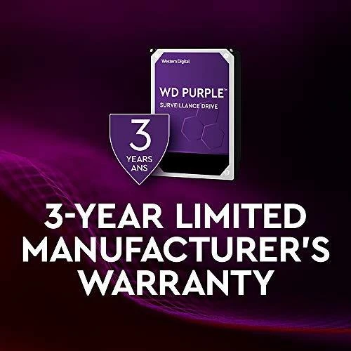 Western Digital | Violetinė | WD10PURZ | 5400 RPM | 1000 GB