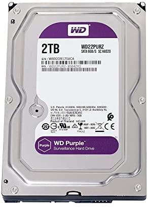 Western Digital Surveillance Hard Drive Violetinė WD22PURZ 5400 RPM, 2000 GB