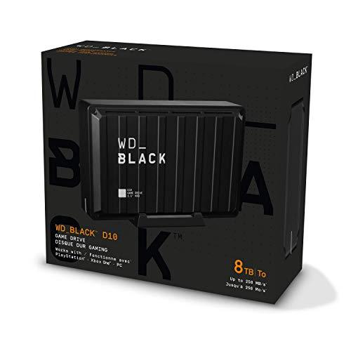 Kietasis diskas Sandisk WD Juodas D10 Game Drive 8TB