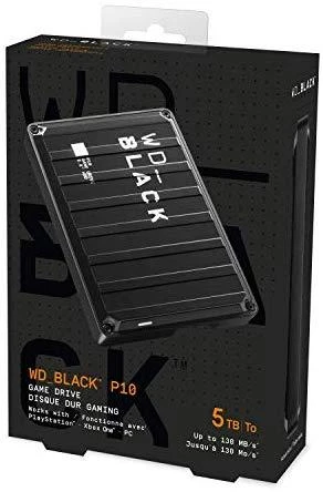 Kietasis diskas Sandisk Western Digital Išorinis HDD WD P10 Game Drive 2.5'' 5TB USB3 Juodas