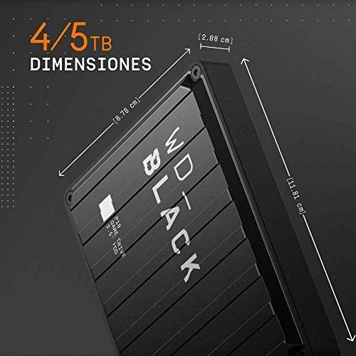 Kietasis diskas Sandisk Western Digital Išorinis HDD WD P10 Game Drive 2.5'' 5TB USB3 Juodas