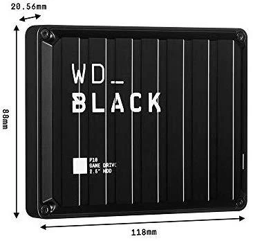 Kietasis diskas Sandisk Western Digital Išorinis HDD WD P10 Game Drive 2.5'' 5TB USB3 Juodas