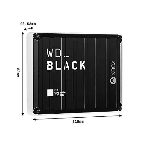 Kietasis diskas Sandisk WD Juodas P10 Game Drive for XBOX One 5TB