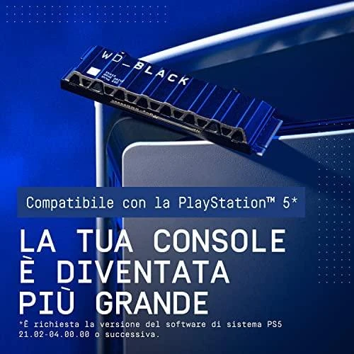 Western Digital WD Juodas 4TB SN850X NVMe SSD diskas, itin greitas, PCIe Gen4 x4, M.2, vidinis, su „SANDISK“ procesoriumi
