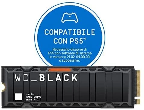 Western Digital WD Juodas 4TB SN850X NVMe SSD diskas, itin greitas, PCIe Gen4 x4, M.2, vidinis, su „SANDISK“ procesoriumi