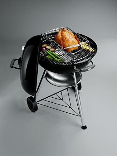 Weber Charcoal Grilis Compact Virdulys 57 cm juodas Juodas (1321004)