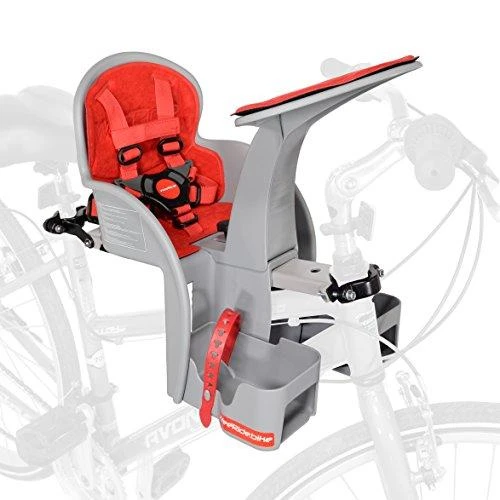 WeeRide Safe Front Classic Raudona dviračio sėdynė