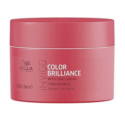 Dažytų plonų plaukų kaukė Wella Professionals Invigo Color Brilliance Fine/Normal Mask 150ml