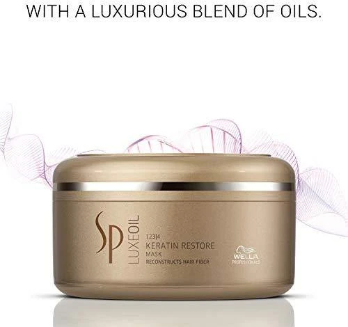 Wella Professionals SP Luxeoil Keratin Restore Mask plaukų kaukė moterims, 150 ml