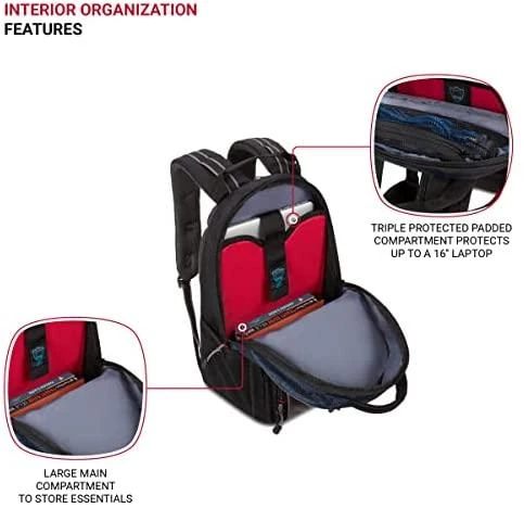 Rucksack for laptop WENGER cobalt 600629 (16", mėlynas color, pilka color)