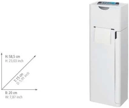 IMON tualetinio popieriaus ir šepetėlio stovas, 6in1, WENKO 24212100/50780