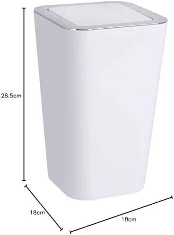 CANDY Baltas šiukšliadėžė - 6 L, WENKO