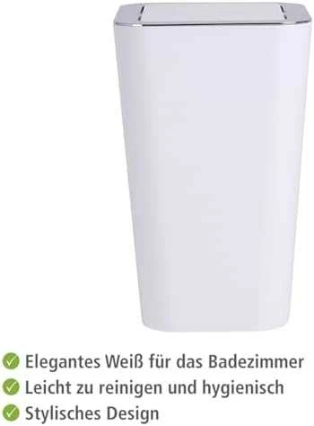CANDY Baltas šiukšliadėžė - 6 L, WENKO