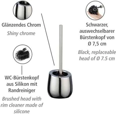 WC šepetys BADI, pilkas, Wenko