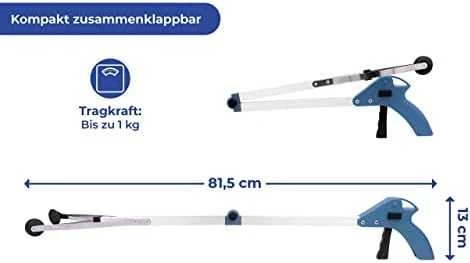 Maximex aliuminio griebtuvas pagalbinė ranka, 80 cm