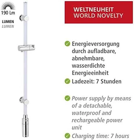 Wenko LED dušo strypas, 94 cm, RGB, VENKO