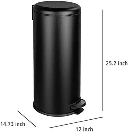 Šiukšliadėžė su pedałem LEMAN su funkcija Easy-Close, 30 L, WENKO