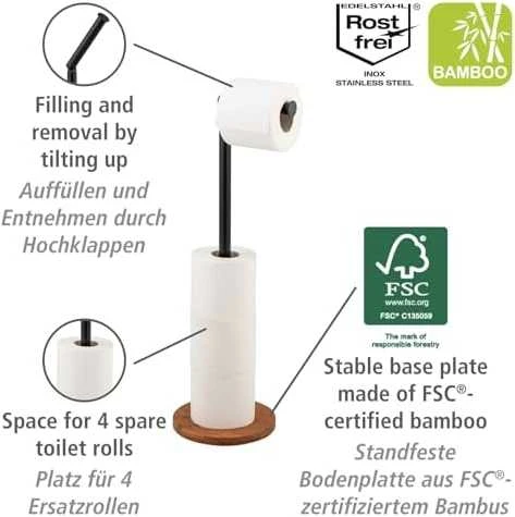 Wenko 2in1 stovas su popieriaus laikikliu, SERRO
