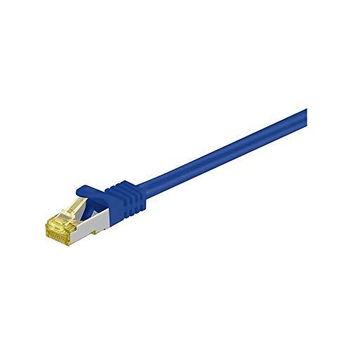 Goobay Patchcord Jungiamasis laidas S/FTP, Cat7, 15m, mėlynas (91646)