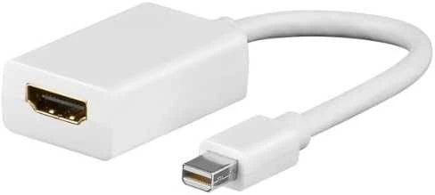 LogiLink Prisijungti | Adapteris Mini DisplayPort prie HDMI su garsu: | Pilkas | Mini DisplayPort | HDMI A | 0,1 m