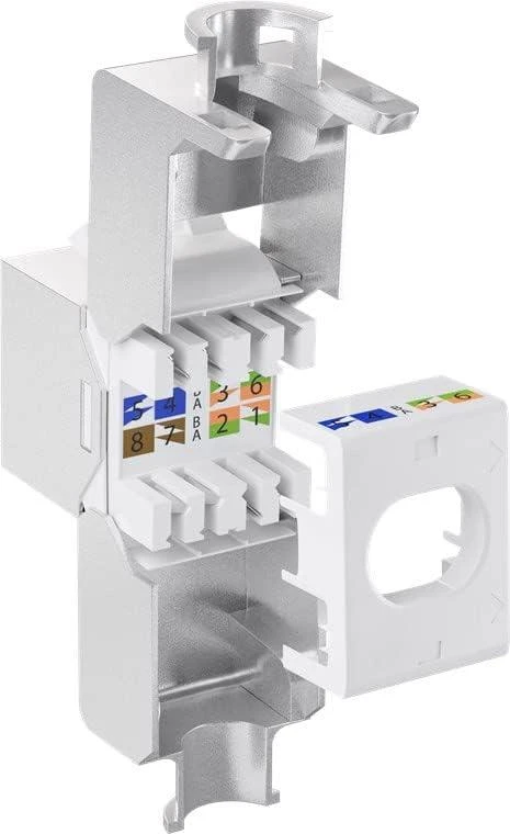 Wentronic Goobay Keystone modulis Cat.6a STP be įrankių LSA 79448