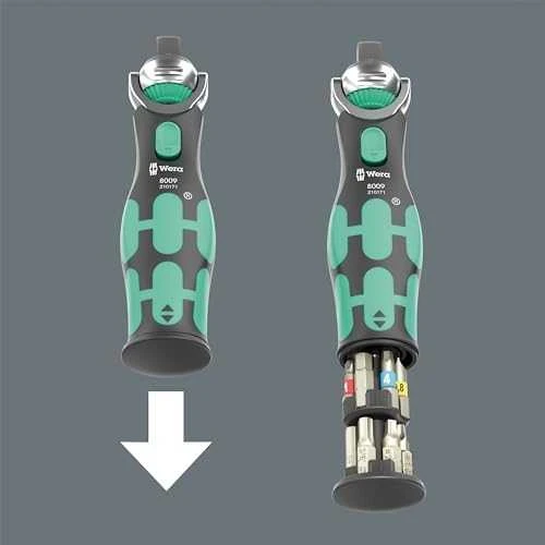 Įrankių komplektas Wera 8009 Zyklop Pocket Set 4; 3/8''-1/4''; 27 vnt.