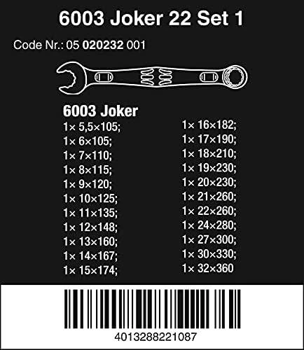 Wera 6003 Joker Set 1 veržliarakčių rinkinys