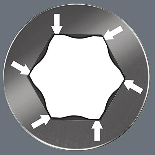 Šešiakampių L-formos raktų komplektas WERA Hex-Plus, 1,5-10 mm, HEX tipo, suapvalintu galu, spalvoti, su prilaikymu, 9 vnt.