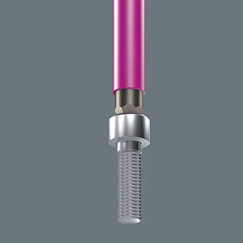 Šešiakampių L-formos raktų komplektas WERA Hex-Plus, 1,5-10 mm, HEX tipo, suapvalintu galu, spalvoti, su prilaikymu, 9 vnt.