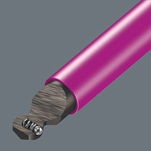 Šešiakampių L-formos raktų komplektas WERA Hex-Plus, 1,5-10 mm, HEX tipo, suapvalintu galu, spalvoti, su prilaikymu, 9 vnt.