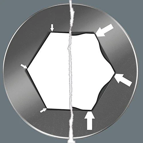Šešiakampių L-formos raktų komplektas WERA Hex-Plus, 1,5-10 mm, HEX tipo, suapvalintu galu, spalvoti, su prilaikymu, 9 vnt.