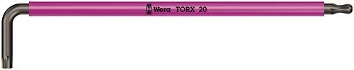 Wera L-formos raktų rinkinys, daugiaspalvis XL TORX varžtams, ilgoji versija 967/9 TX XL