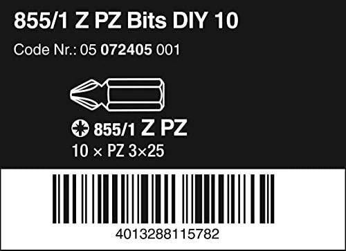 Standartinis antgalis Wera DIY-Box PZ3 x 25mm 855/1 Z, 10vnt