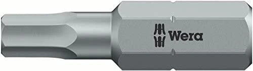 Antgalių Wera standart, Hex-Plus 4.0 x 25mm, 5.0 x 25mm. 6,0 x 25 mm, 840/1 Z, lizdinė plokštelė
