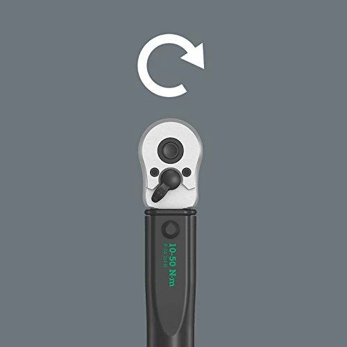 Wera Click-Torque C 1, 1/2" sukimo momento rakto pavara 10–50 Nm