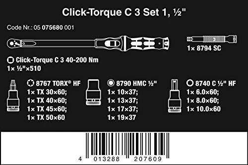„Wera WERA Click-Torque C 3“ 1 rinkinys