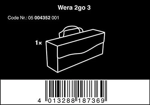 Tekstilinė įrankių dėžė Wera 2Go 3