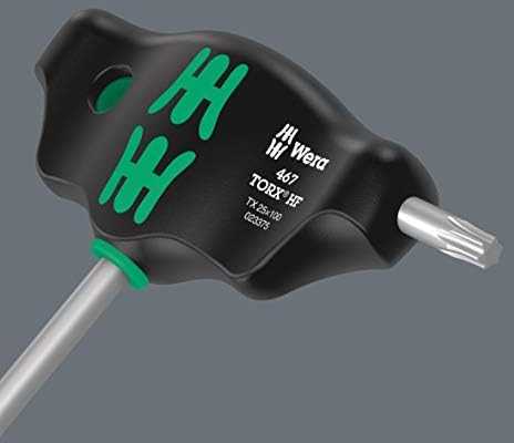 T-formos atsuktuvų rinkinys WERA 467/7 Torx HF